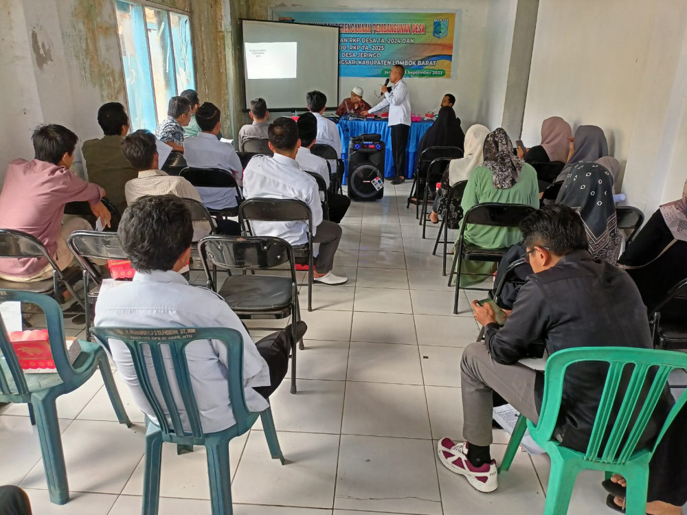 MUSYAWARAH PERENCANAAN PEMBANGUNAN RKP DESA TA. 2024 DAN DU. RKP DESA 2025 DESA JERINGO